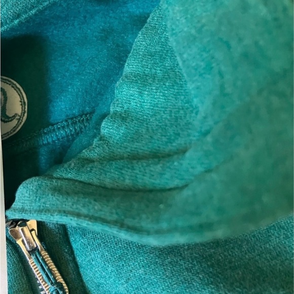 NWOT 💚 Lululemon Scuba Oversized Funnel Neck Sweatshirt - Heathered Teal - Picture 4 of 5